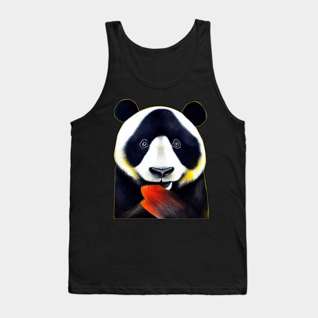 panda in love Tank Top by Bari-520